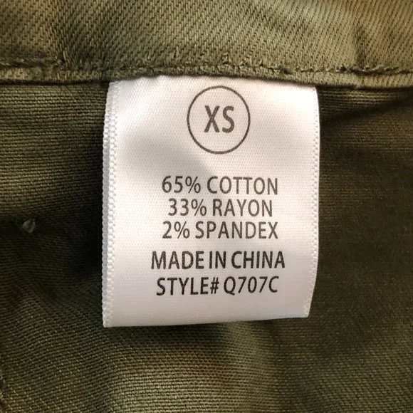 Fashion Nova Olive Green Cargo Ankle Pants - Picture 11 of 14